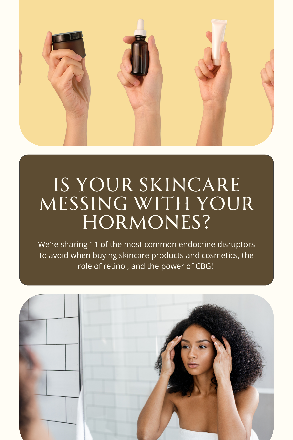 Is your skincare messing with your hormones?