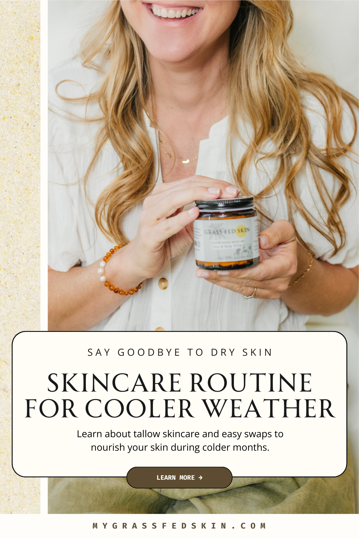 Skincare routine for cooler weather.