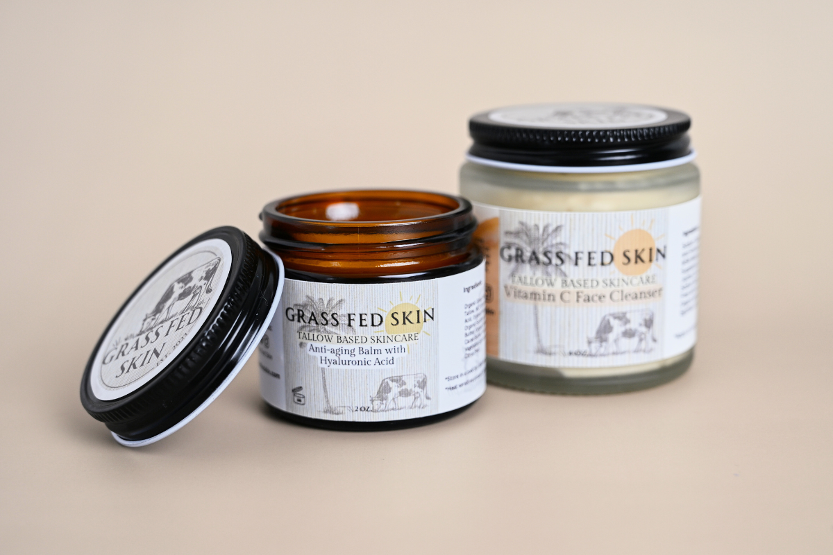 The anti-aging balm and the vitamin c cleanser.